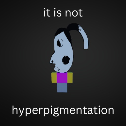 it is not hyperpigmentation