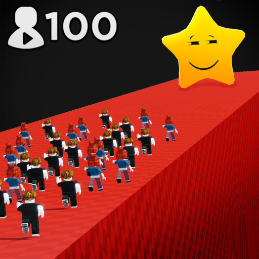 100 Players Impossible Climb