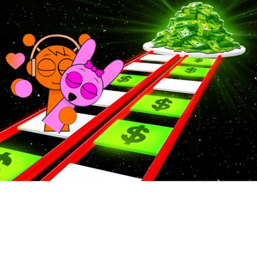 $456,000 Squid Game Glass Bridge (Sprunki Obby)