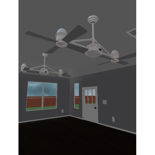 House With Ceiling Fans