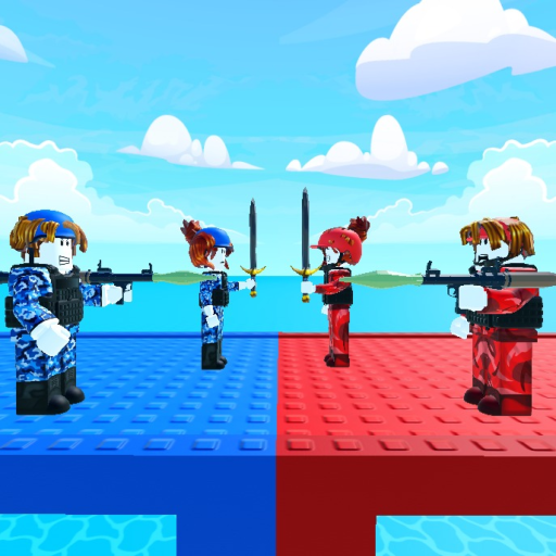 RED VS BLUE BRIDGE FIGHT BATTLE ⚔️