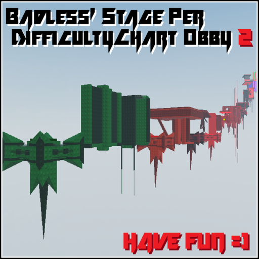 Badless' Stage Per Difficulty Chart Obby 2