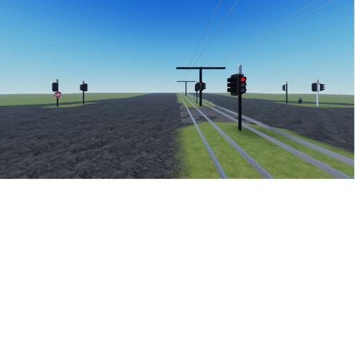 South Australia Tram Intersection at City Hospital