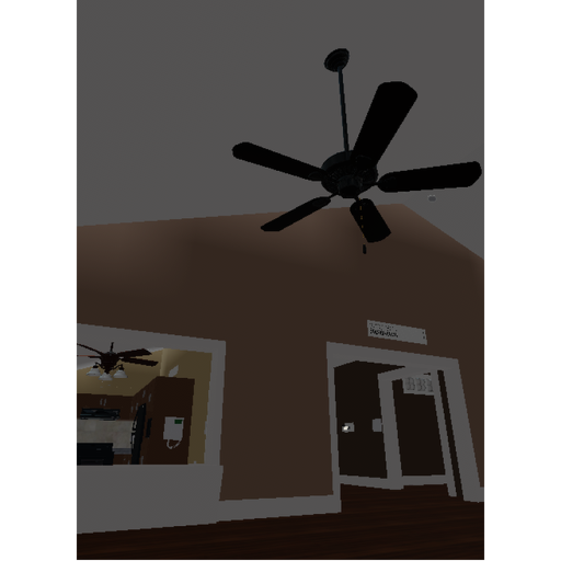 Single Story House With Ceiling Fans
