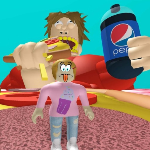 ESCAPE GIANT FAT GUY OBBY!