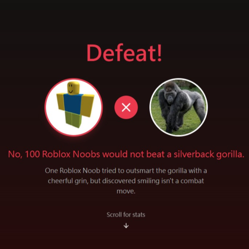 100 Humans vs Gorilla