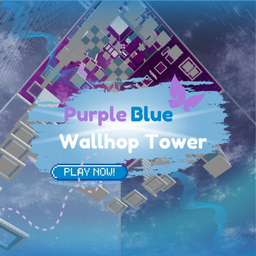 Purple Blue Wallhop Tower