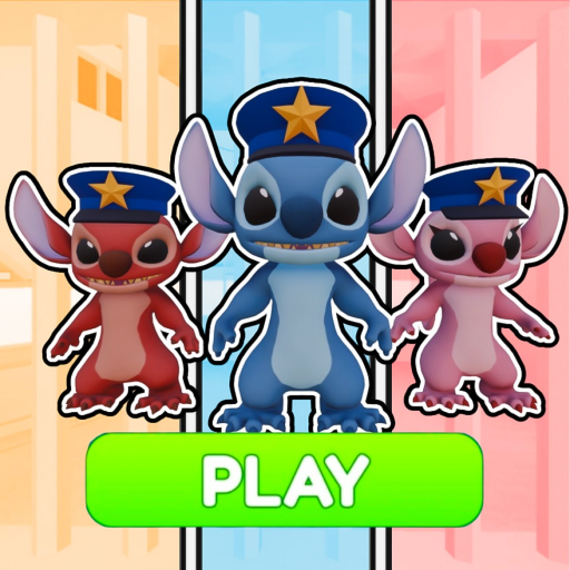 🏝️ STITCH'S FAMILY PRISON RUN ESCAPE! Obby 🌸