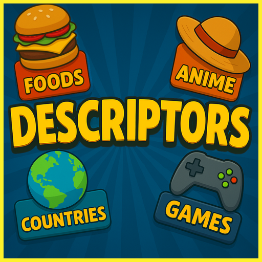 Descriptors 🗣️ 🔊 [Party Game + VC Enabled]