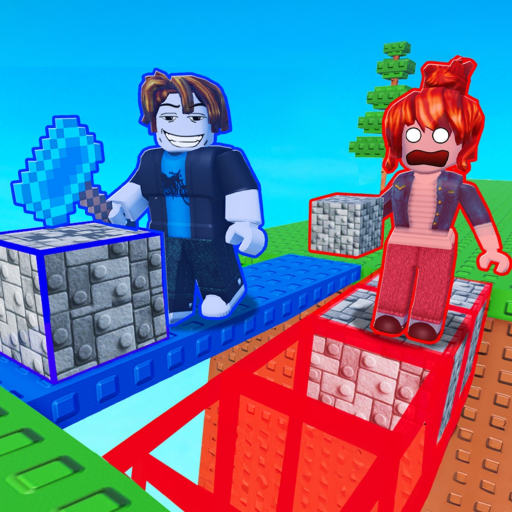 Block and Mine 🧱 [2 Player Obby] 
