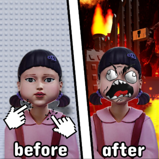 Don't Press Squid Game Doll!  😡 