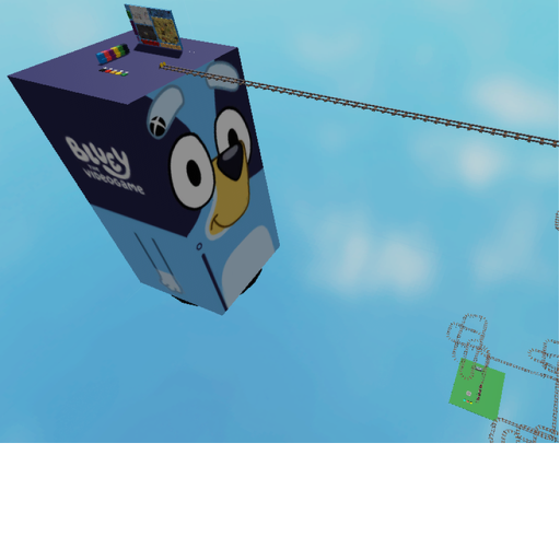 cart ride into bluey