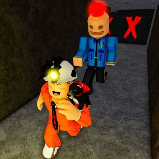 RUN FROM SIREN COP! (SCARY OBBY)