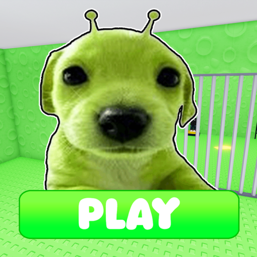 Green Alien Dog's Prison Run (Obby)