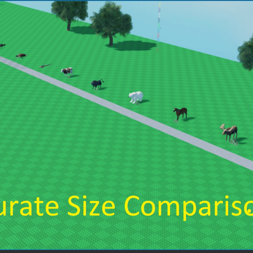 Untitled Roblox Size Comparison
