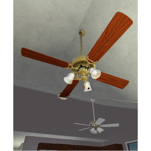 Bungalow With Ceiling Fans