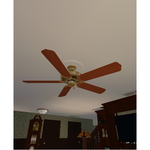 Vintage House With Ceiling Fans