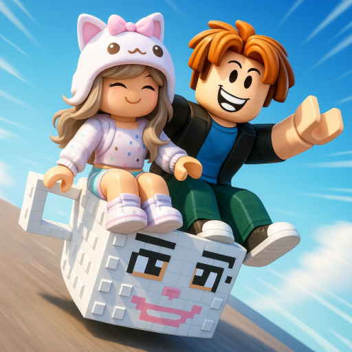 2 Player Ride a Brainrot Head