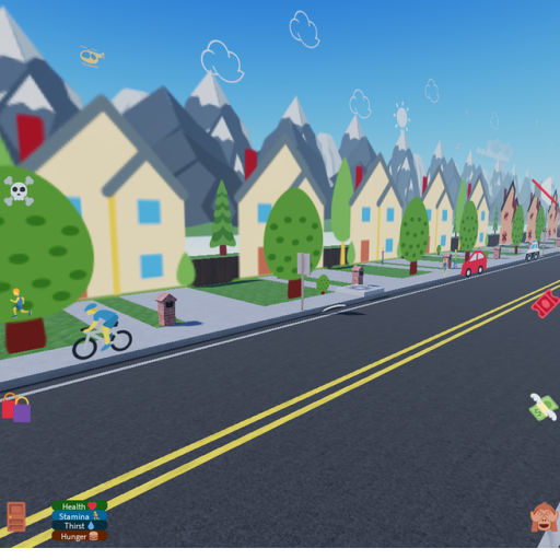 Emoji Land - A 2d Side Scrolling Walk through Town