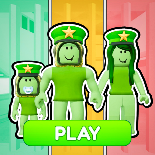 🌱 GREEN BEAN'S FAMILY PRISON RUN! (Obby)