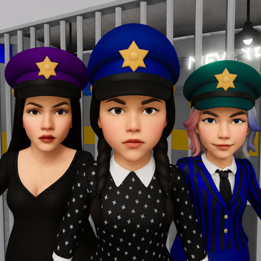 WEDNESDAY POLICE FAMILY PRISON RUN ESCAPE! (Obby)