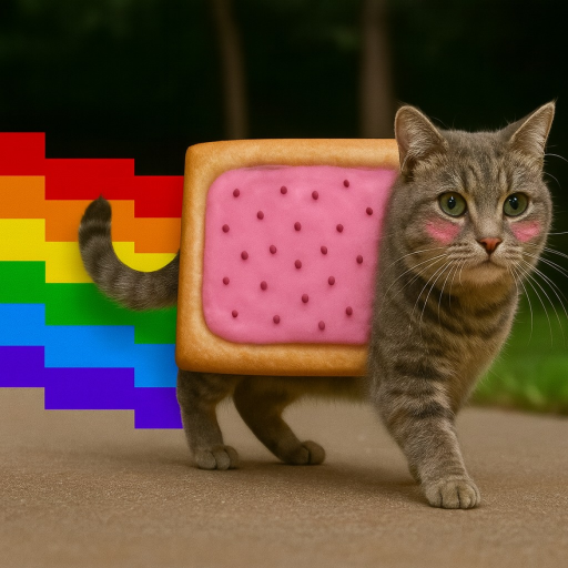 RUN FROM GATTATINO NYANINO! (OBBY)