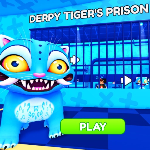 🎤 DERPY TIGER'S PRISON RUN! (Obby)