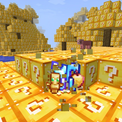 ⛏️ModdedCraft💛 (GOLD LUCKY BLOCKS)