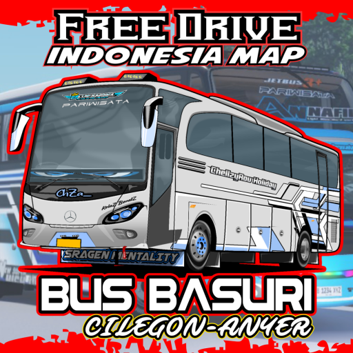 NEW BUS BASURI CILEGON-ANYER FREE DRIVE INDONESIA