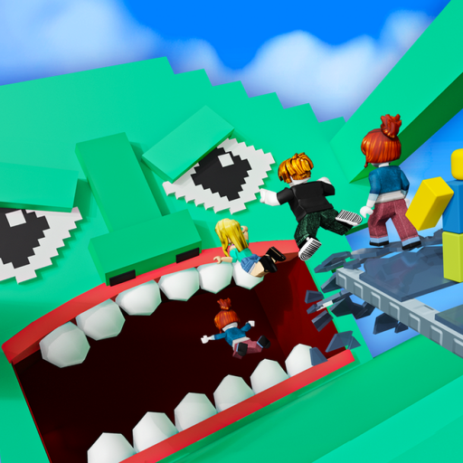 100 Players Glass Bridge To Be Eaten Brainrot