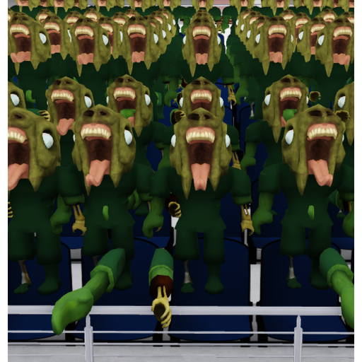 basketball court full of oozing oscars