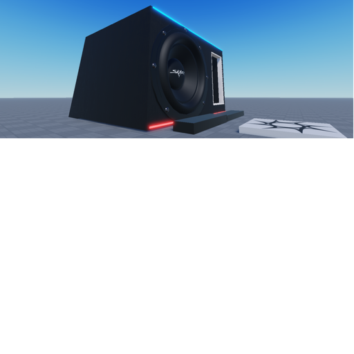 The Giant Subwoofer Skar audio On a cool Box Sub