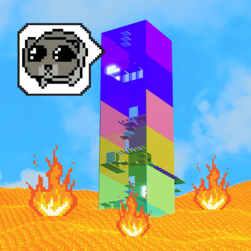 Tower But Floor is LAVA