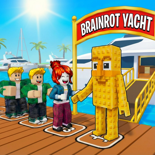 Line to Brainrot Yacht!