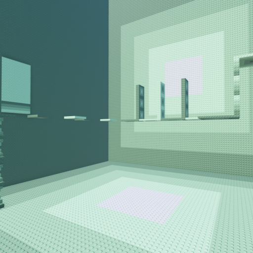 Sea green wallhop tower 2