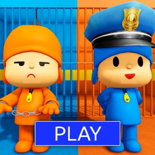POCOYO PRISONER VS POLICE PRISON RUN! (Obby)