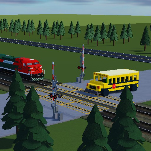 Ferromex And Amtrak Hits a school bus (Remake)