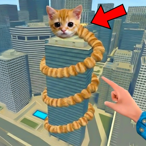 🐱 Scary AY MI GATITO Tower Go Up 🎵