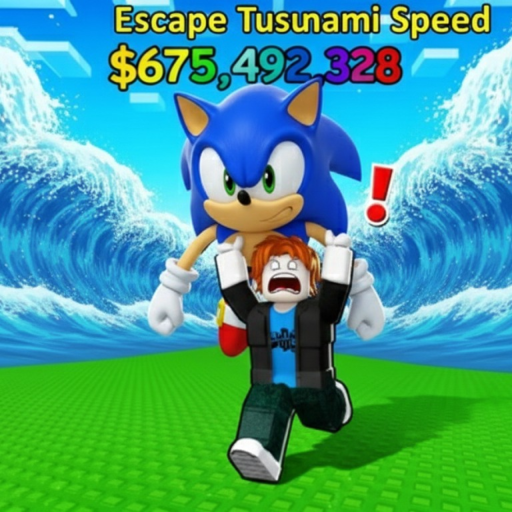 Escapar do Tsunami Sonic 3 🌊