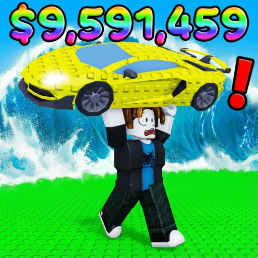 Escape Tsunami For Cars! [BIG! 🌊]