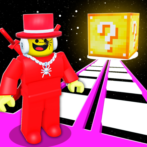 ⭐Lucky Block Glass Bridge⭐