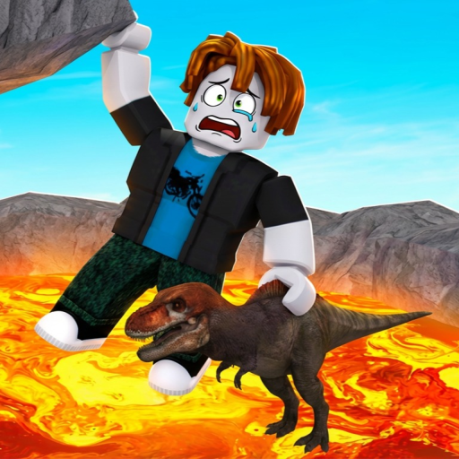 Climb Volcano for Dinosaurs!