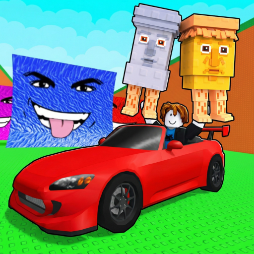 Escape Tsunami on Car for Brainrots 🌊