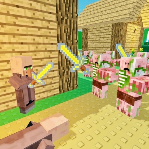 Zombie Pigman vs Village