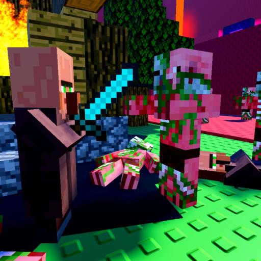 Village vs Zombie Pigman