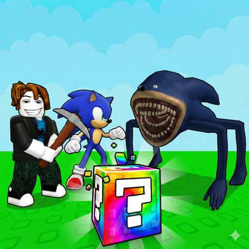 Break Lucky Block for Sonic Shonic