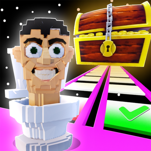 Skibidi Toilet Glass Bridge 