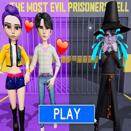 JINU AND RUMI VS JINU DEMON PRISON RUN! (Obby)