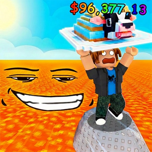 Survive Rising Lava For Brainrots!