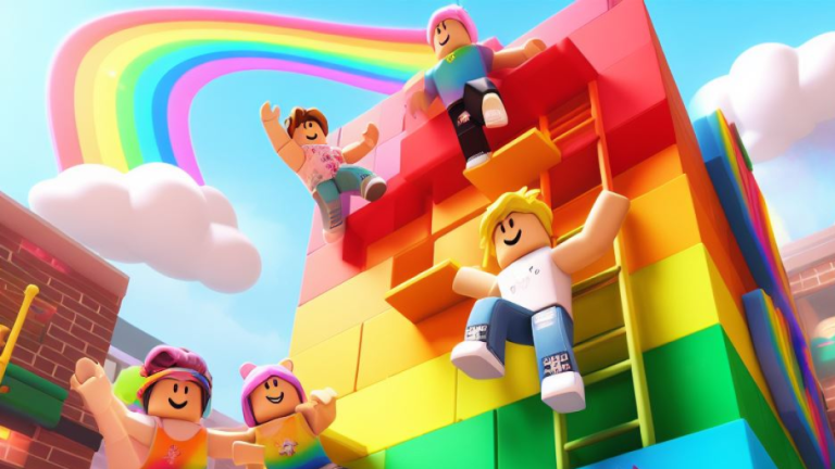 🌈 Tower of Colors Obby 🌈 [Tower of Hell] screenshot